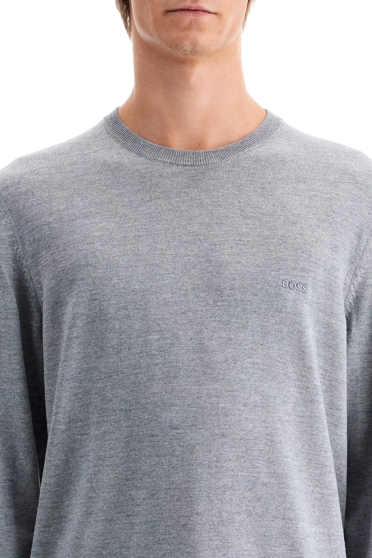 'botto' light wool sweater 50476364 SILVER