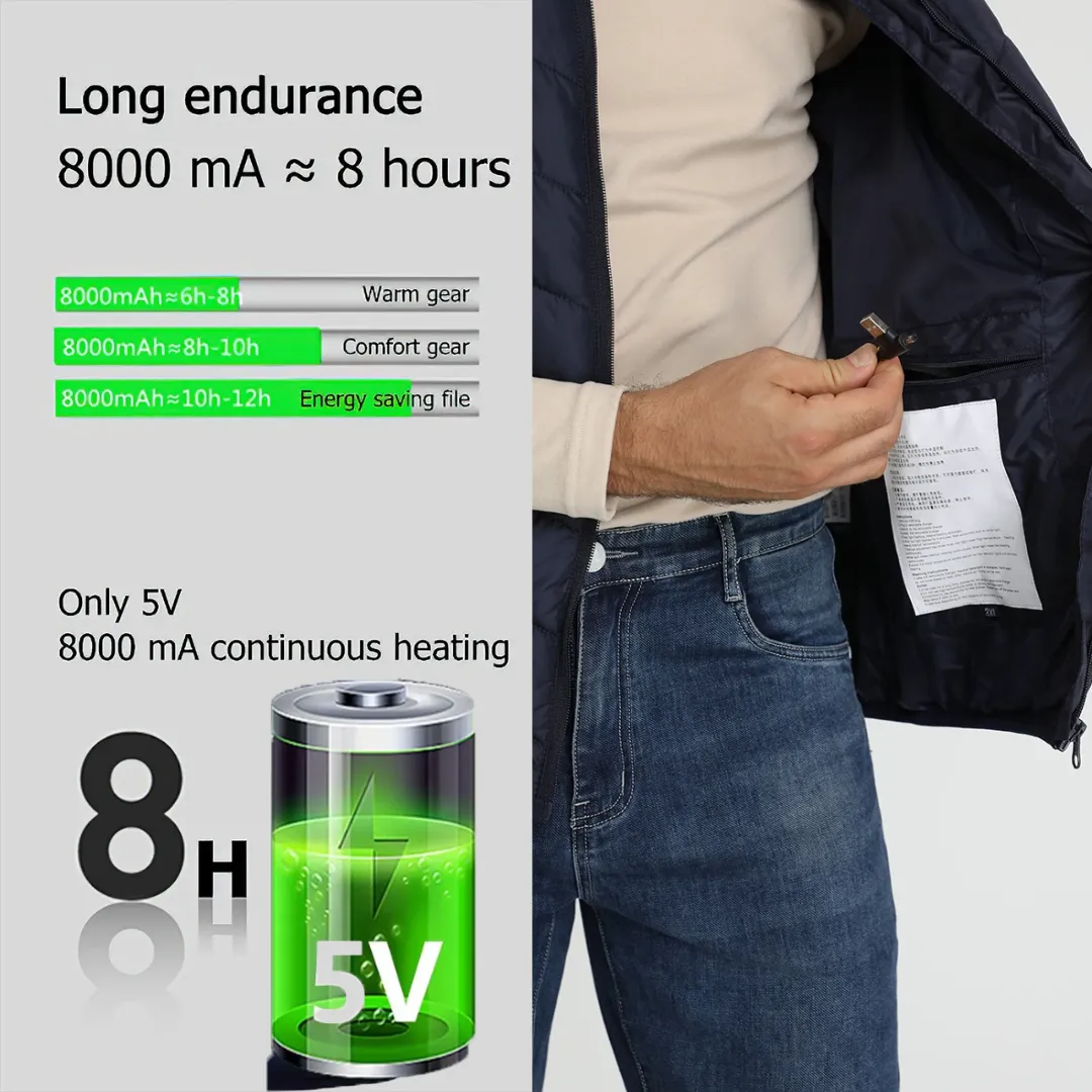 Camouflage Heat Vest For Men