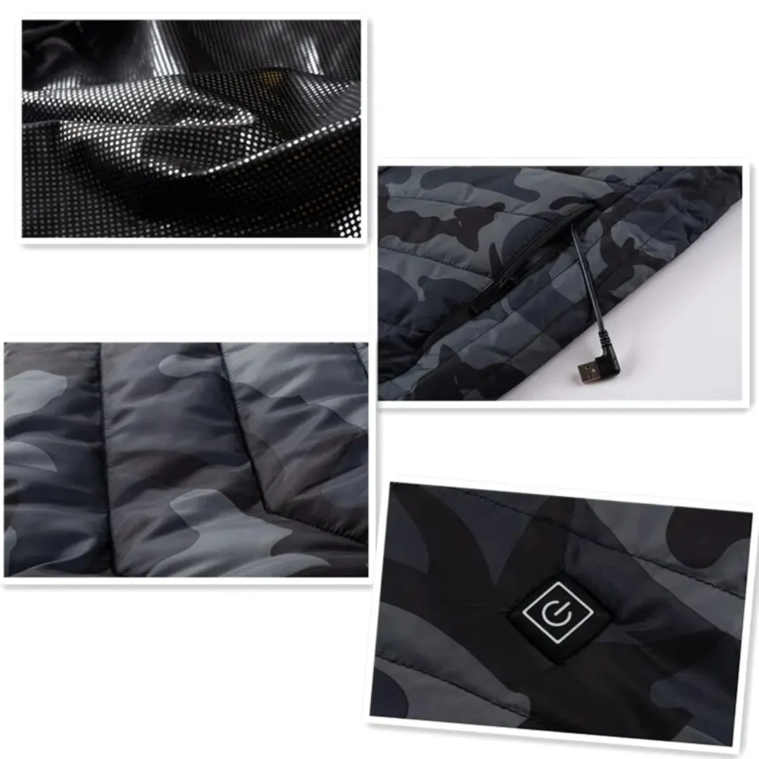 Camouflage Heat Vest For Men