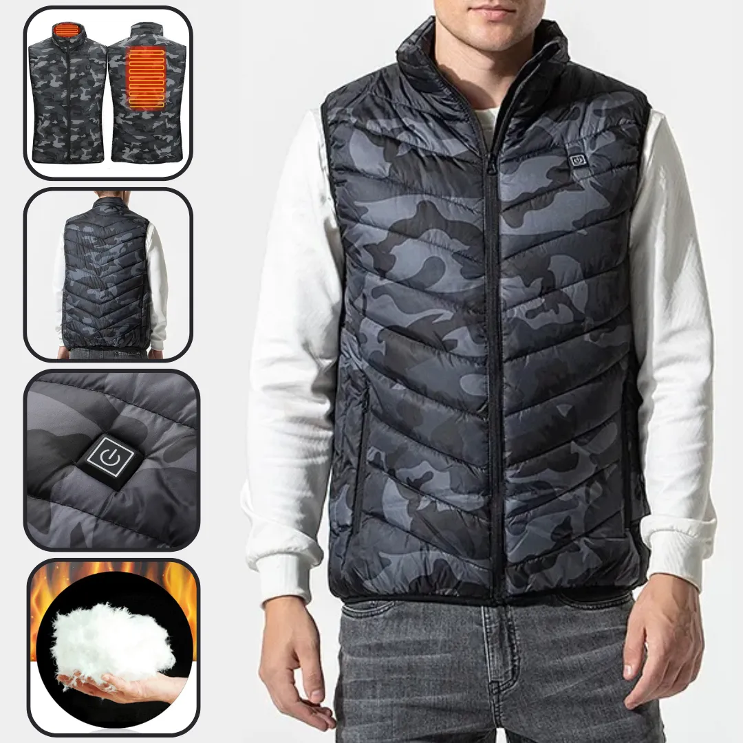 Camouflage Heat Vest For Men