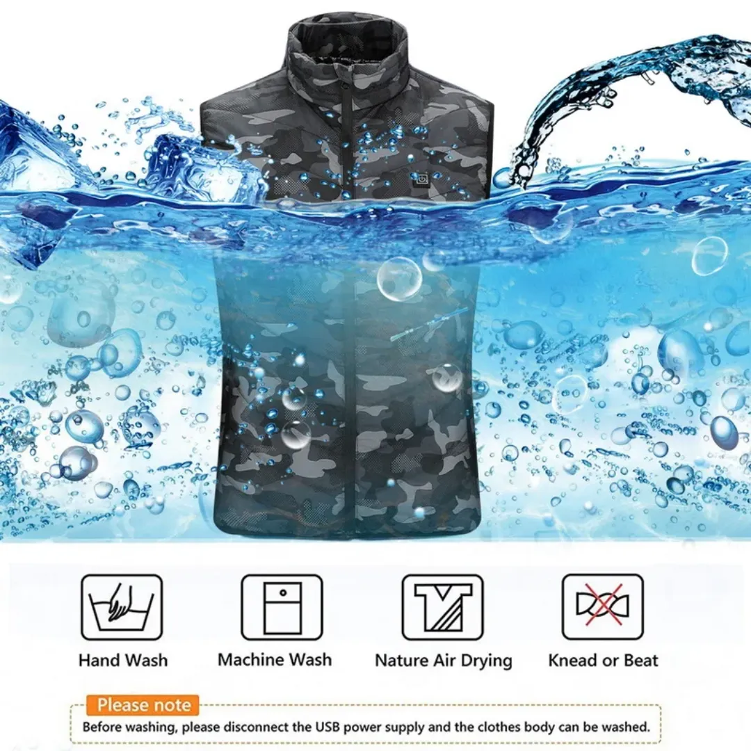 Camouflage Heat Vest For Men
