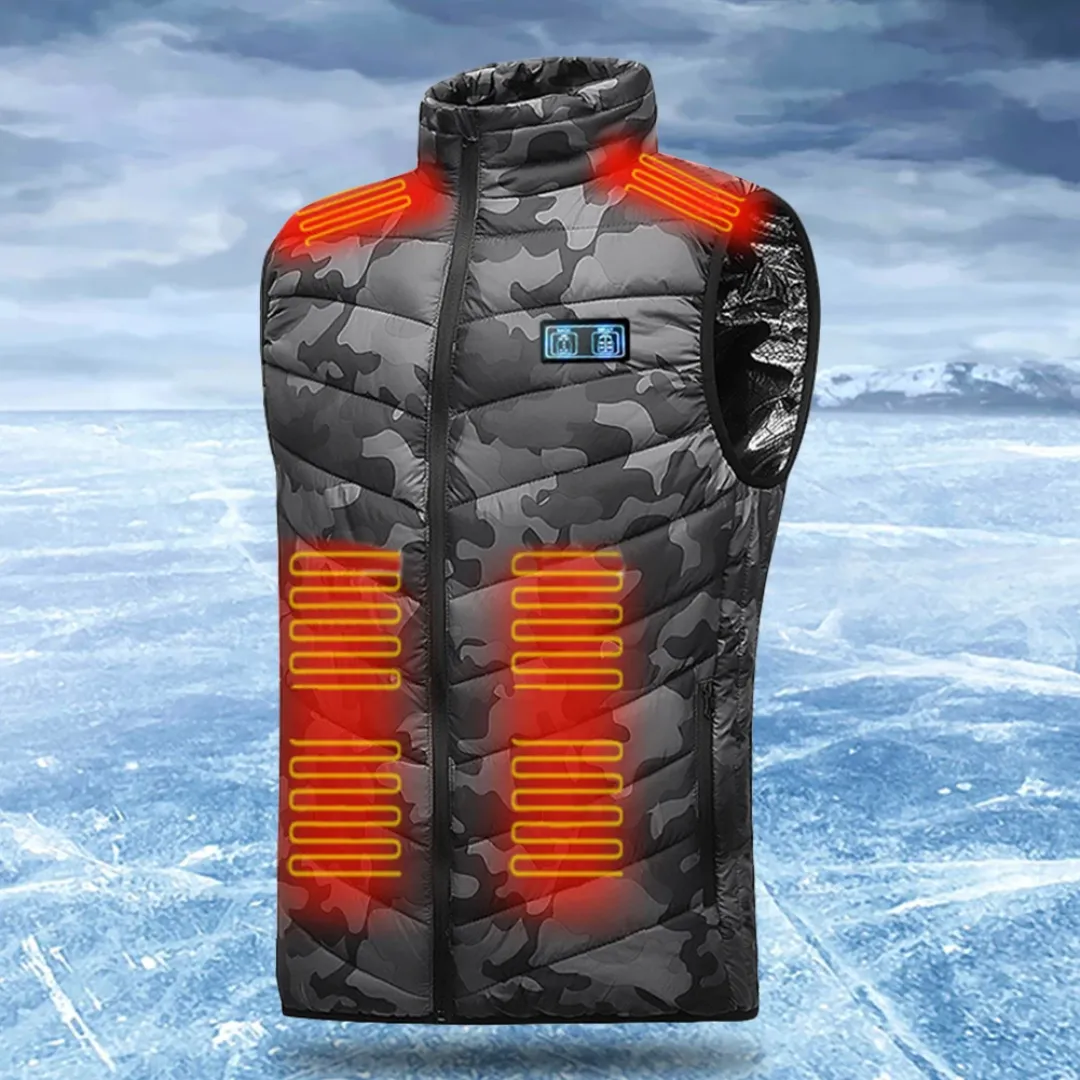 Camouflage Heat Vest For Men