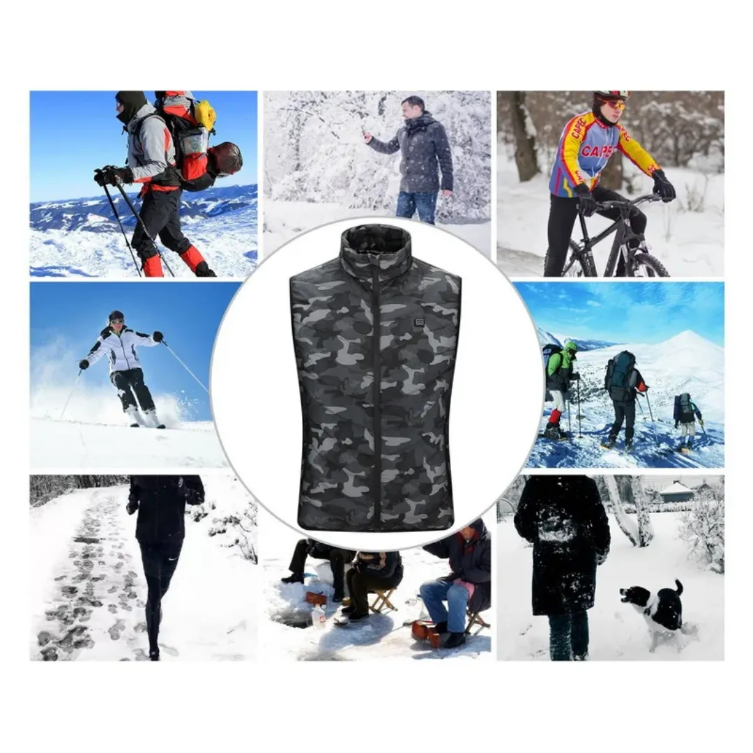 Camouflage Heat Vest For Men