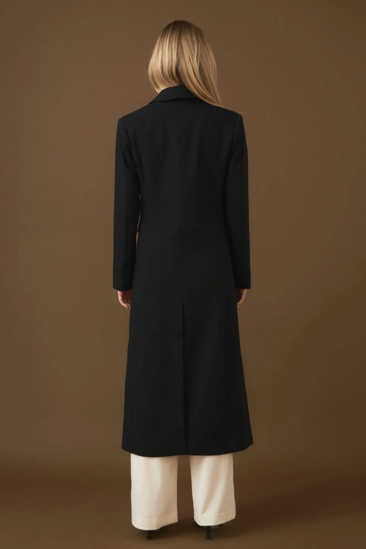 Front Slit Long Jacket