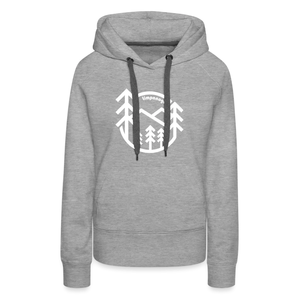 Retro Forest - Women’s Fitted Hoodie