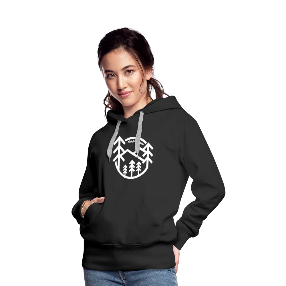 Retro Forest - Women’s Fitted Hoodie