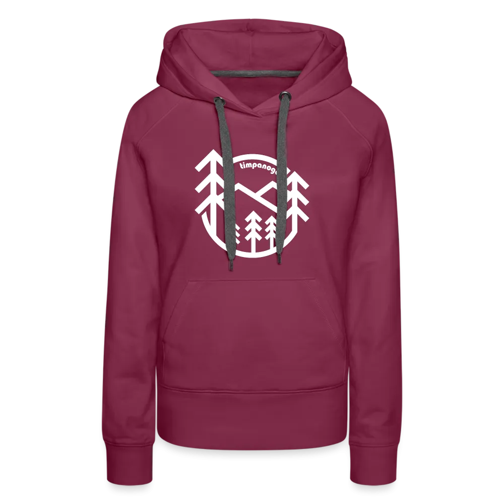 Retro Forest - Women’s Fitted Hoodie