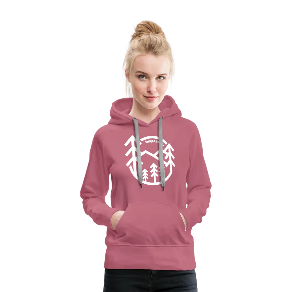 Retro Forest - Women’s Fitted Hoodie