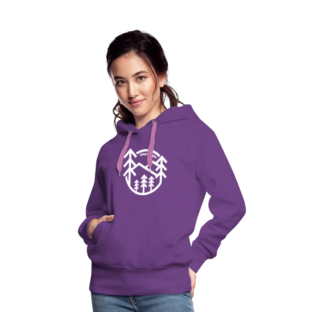 Retro Forest - Women’s Fitted Hoodie