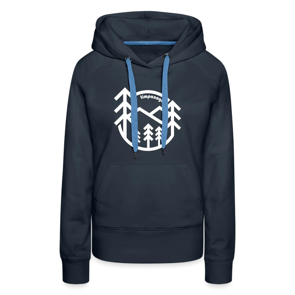 Retro Forest - Women’s Fitted Hoodie