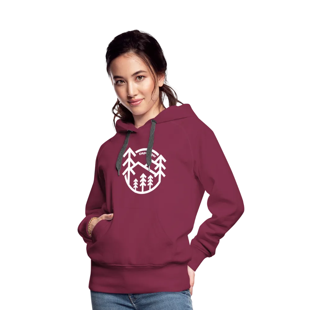 Retro Forest - Women’s Fitted Hoodie