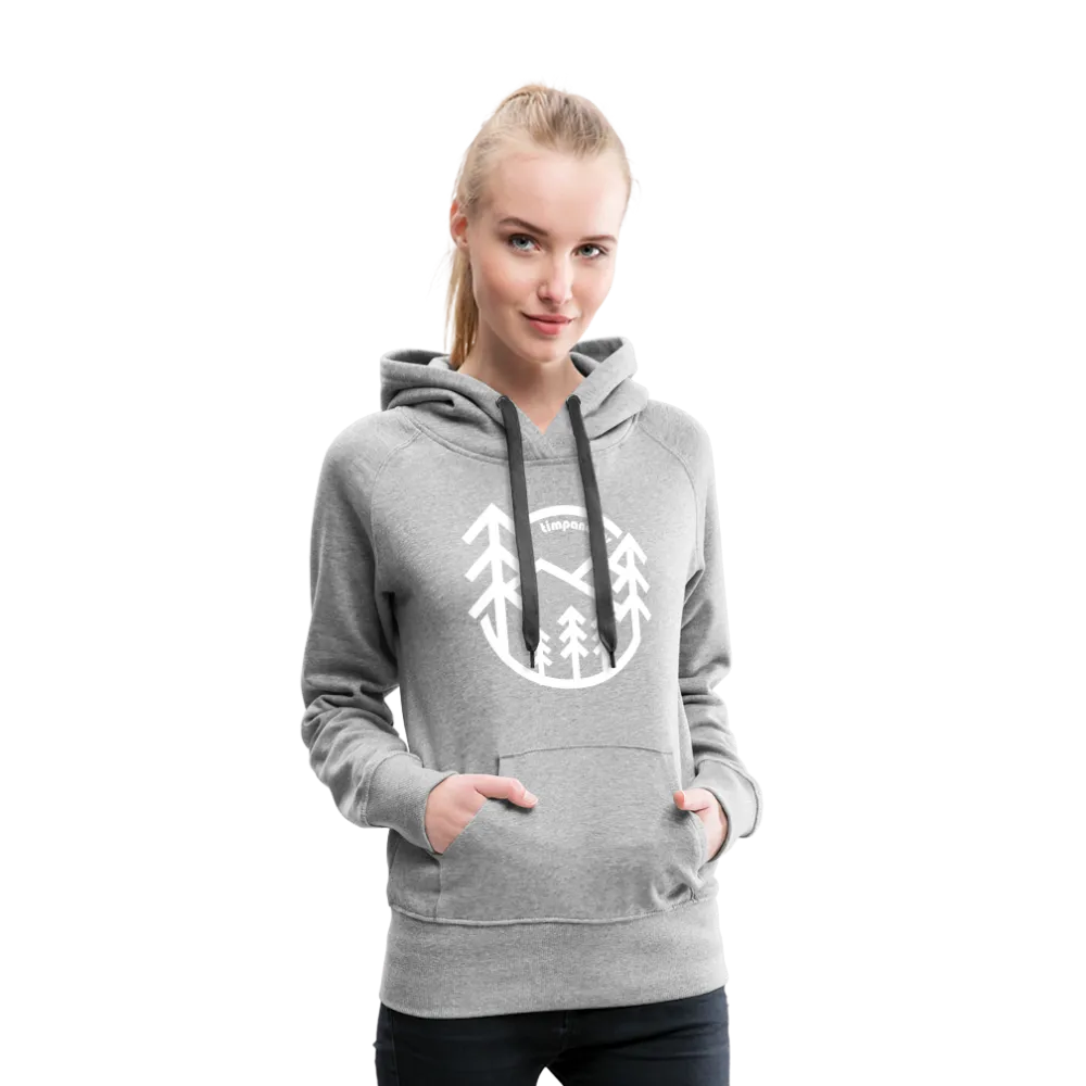 Retro Forest - Women’s Fitted Hoodie