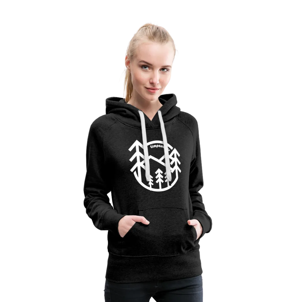 Retro Forest - Women’s Fitted Hoodie