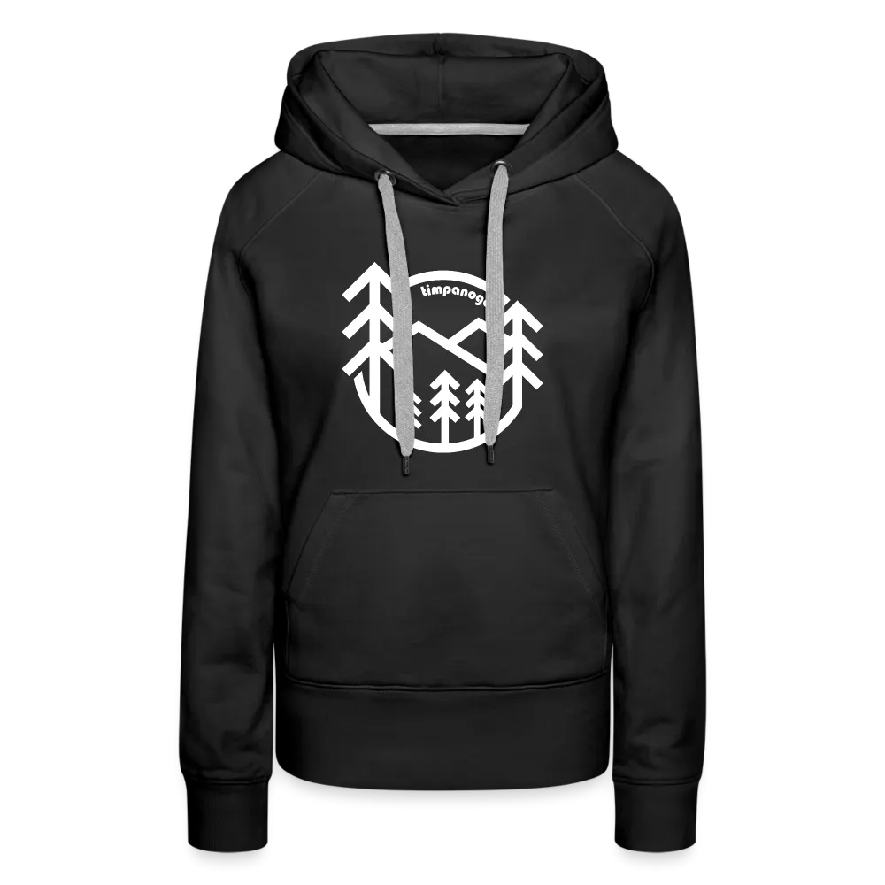 Retro Forest - Women’s Fitted Hoodie