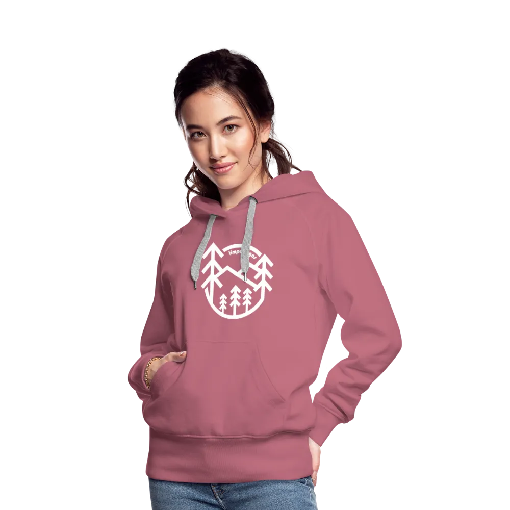 Retro Forest - Women’s Fitted Hoodie