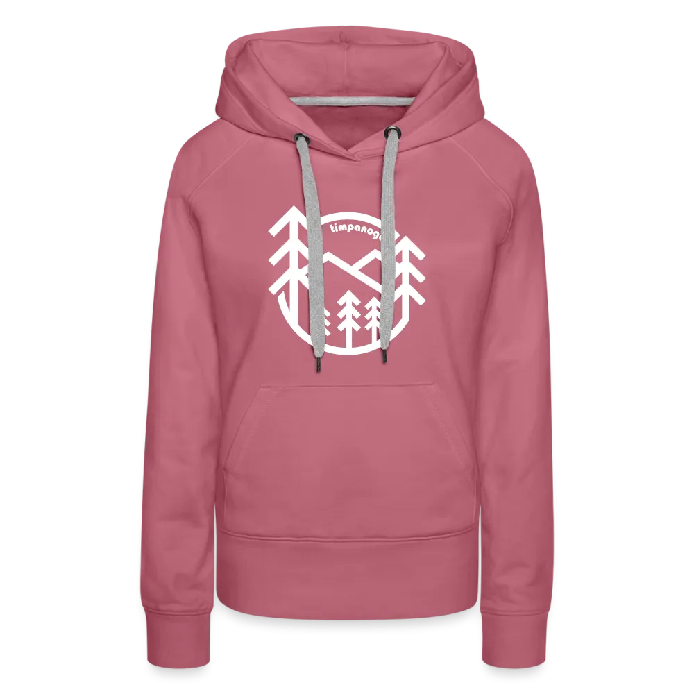 Retro Forest - Women’s Fitted Hoodie