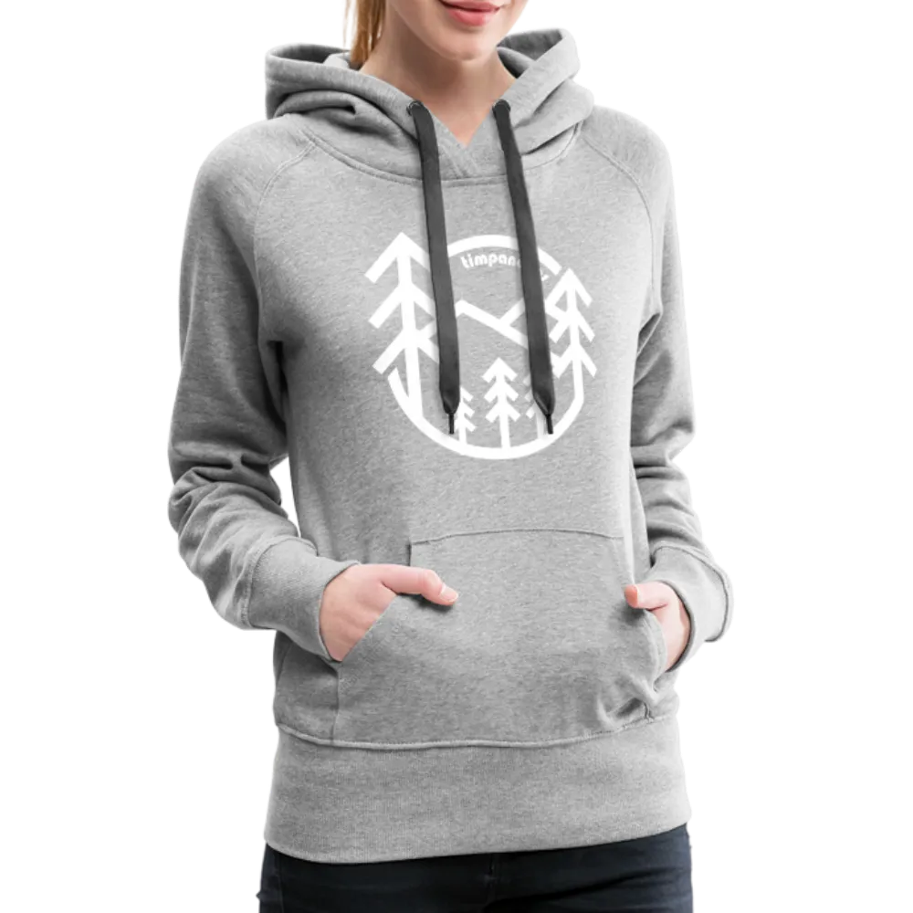 Retro Forest - Women’s Fitted Hoodie