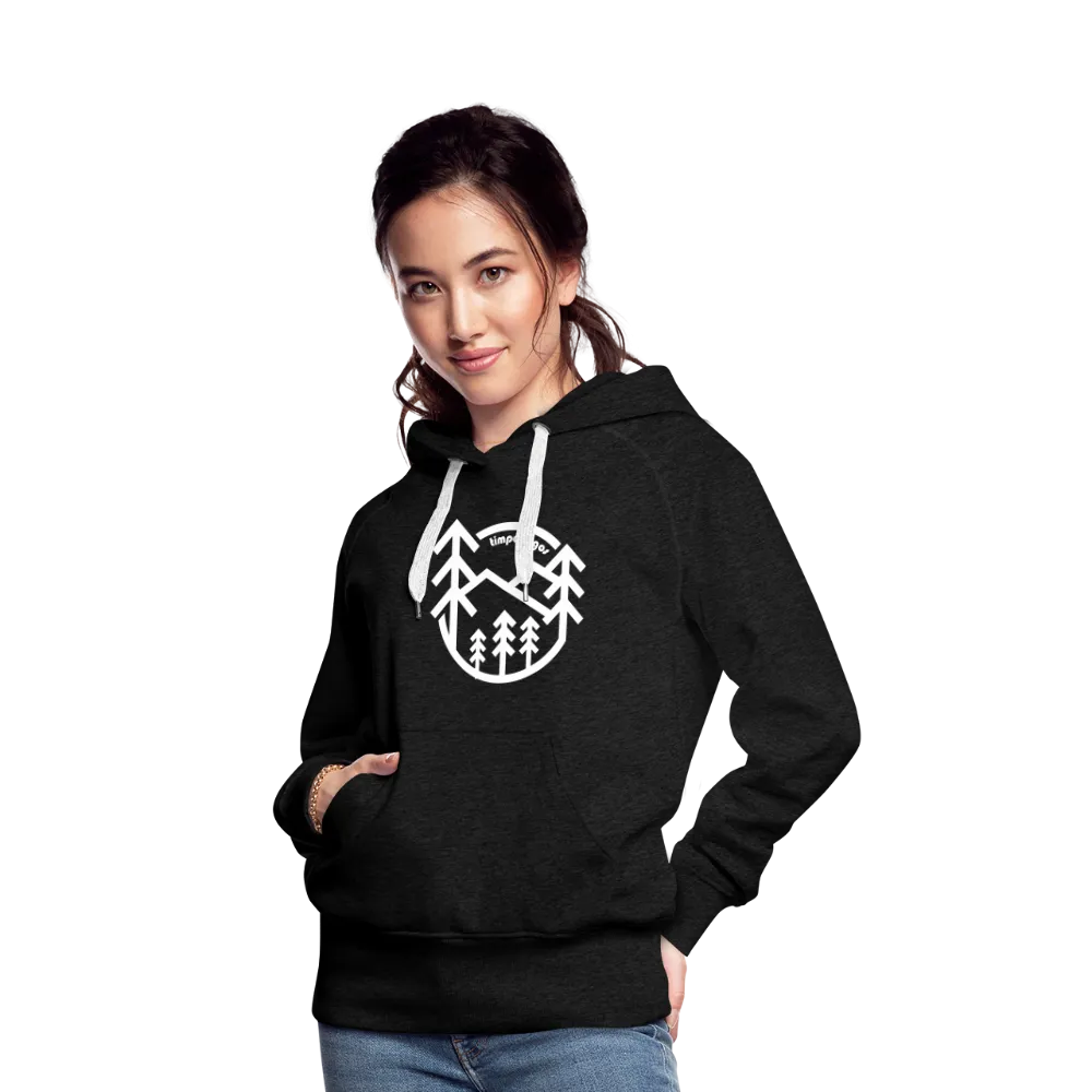 Retro Forest - Women’s Fitted Hoodie