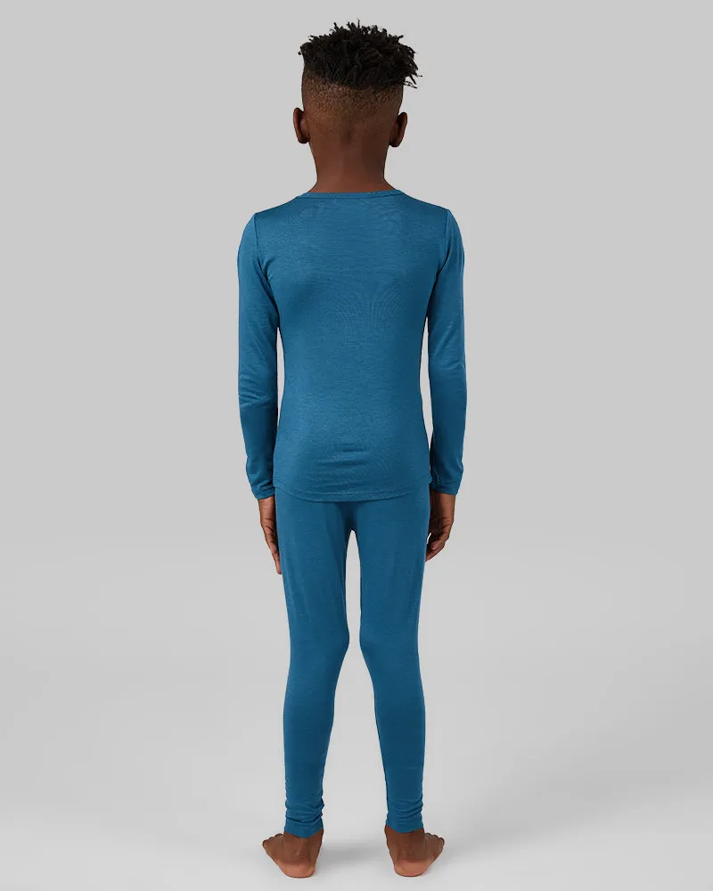 UNISEX KIDS' 2PC BASELAYER TOP & BOTTOM SET