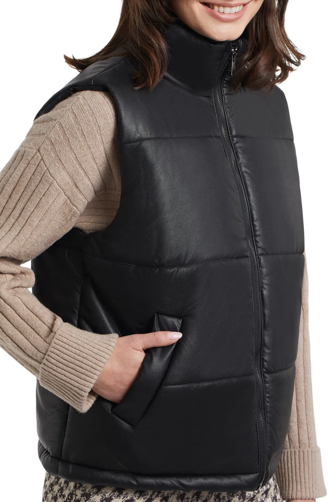 Vegan Leather Vest